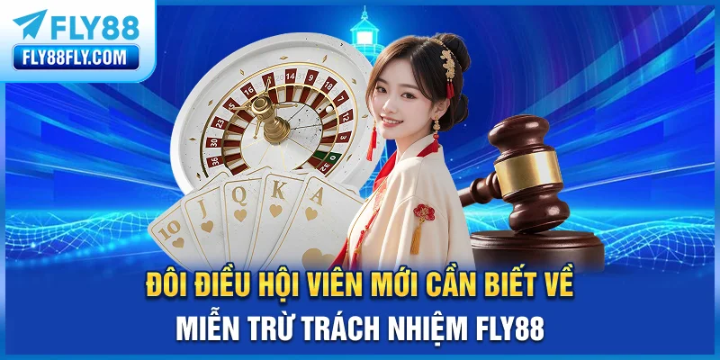 Đôi điều hội viên mới cần biết về miễn trừ trách nhiệm FLY88 