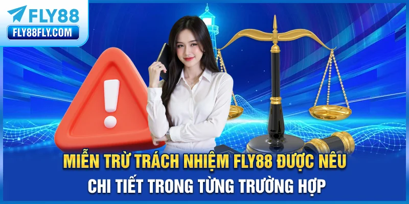 Miễn trừ trách nhiệm FLY88 được nêu chi tiết trong từng trường hợp